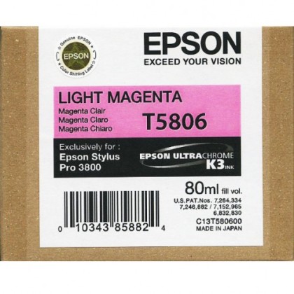 Originlna npl EPSON T5806 (Svetlo purpurov)