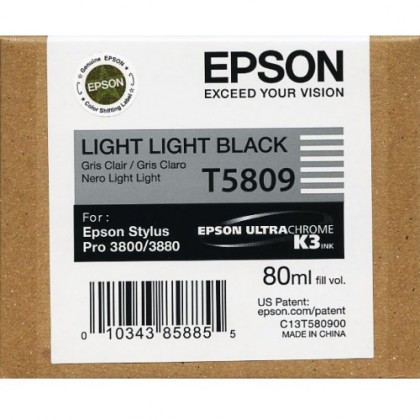 Originlna npl EPSON T5809 (Svetlo svetlo ierna)
