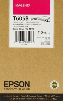 Originlna npl EPSON T605B (Purpurov)