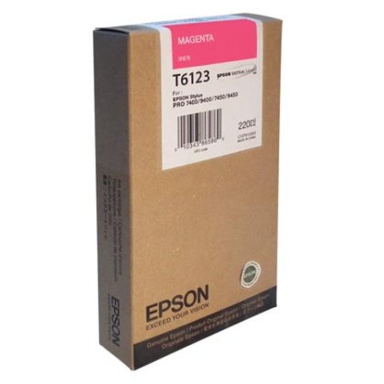 Originlna npl EPSON T6123 (Purpurov)