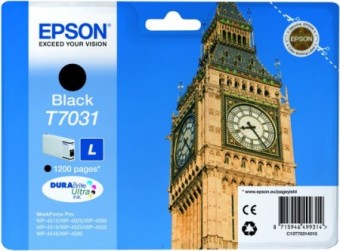 Originlna cartridge EPSON T7031 L (ierna)