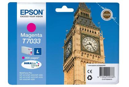 Originlna npl EPSON T7033 L (Purpurov)