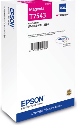 Originlna npl Epson T7543 (Purpurov)
