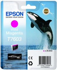 Cartridge do tiskárny Originálna cartridge Epson T7603 (Naživo purpurová)