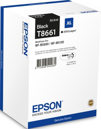 Originálna cartridge Epson T8661 (Čierna)