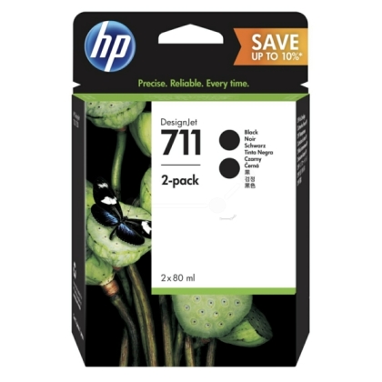 Sada originlnch cartridge HP . 711 (P2V31A) (ierna)