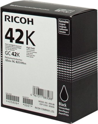 Originálna cartridge Ricoh 405836 (GC42K) (Čierná)