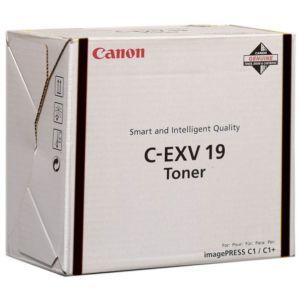 Originlny toner CANON C-EXV-19 Bk (ierny)
