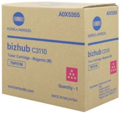 Toner do tiskrny Originlny toner Minolta TNP-51M (A0X5355) (Purpurov)