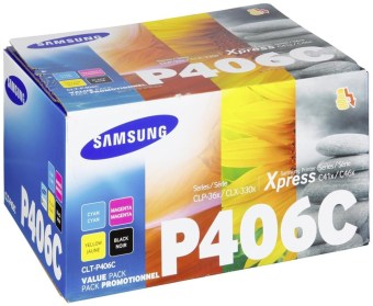 Originlne tonery Samsung CLT-P406C (ierny a farebn) multipack