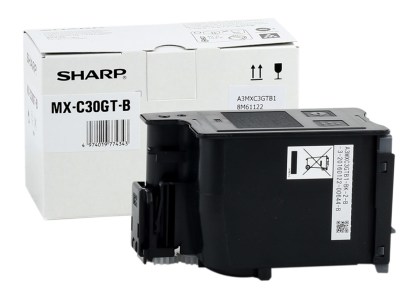 Originlny toner Sharp MX-C30GTB (ierny)