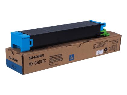 Originálný toner Sharp MX-C38GTC (Azúrový)