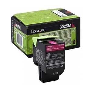 Originlny toner Lexmark 80C2SM0 (Purpurov)