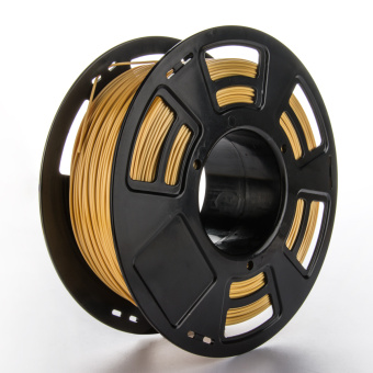Tlačová struna ABS pre 3D tlačiarne, 1,75mm, 1kg, zlatá